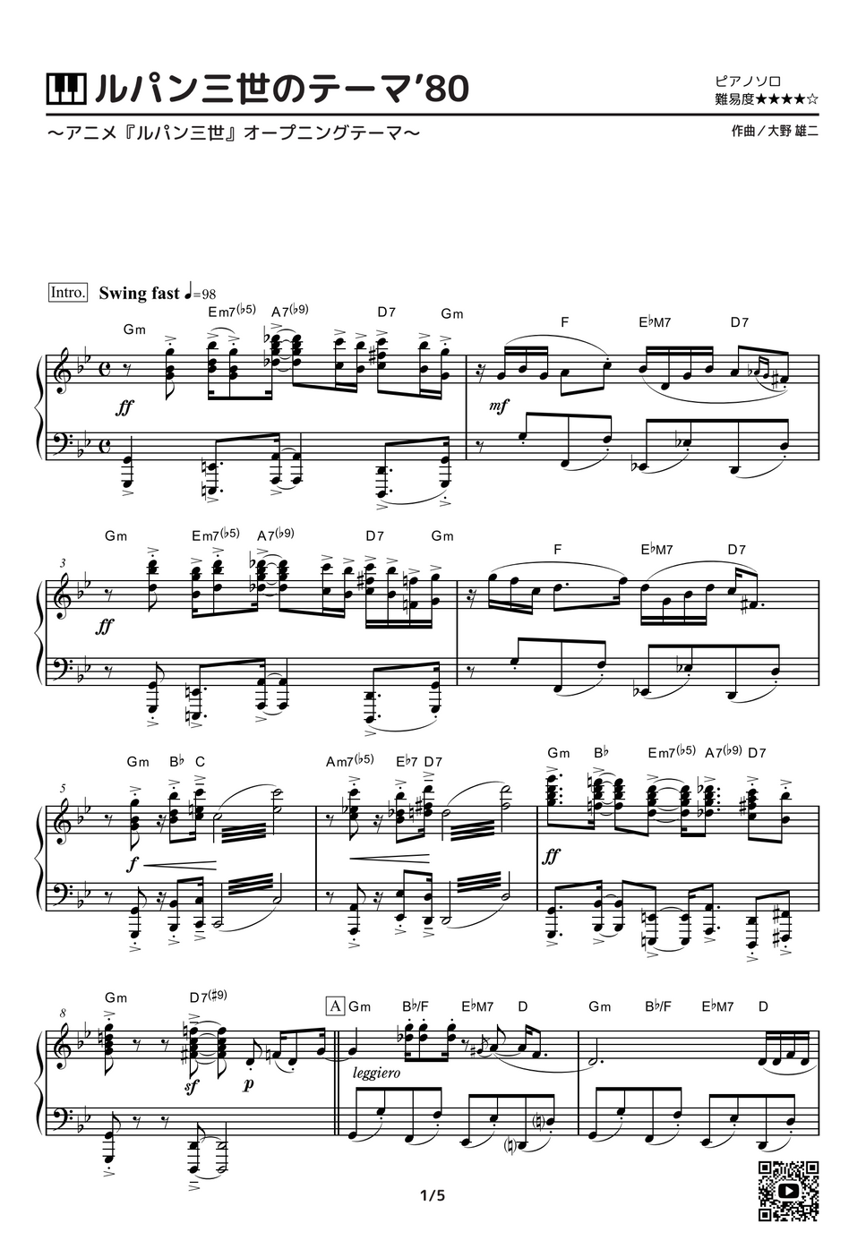 yuji-oono-lupin-the-third-80-s-theme-opening-theme-song-of-lupin