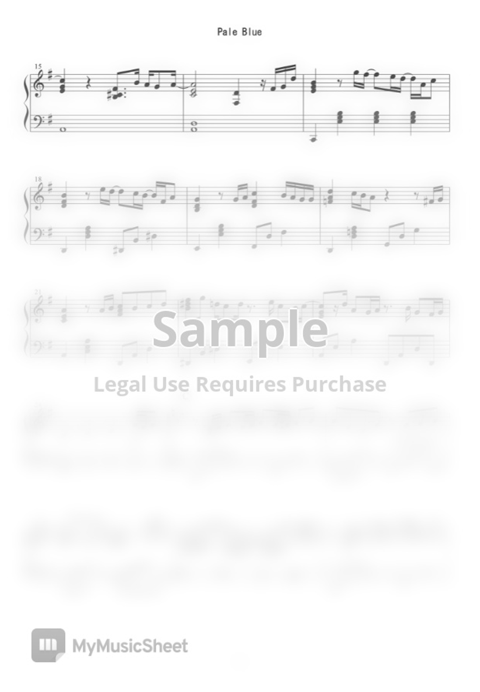 Kenshi Yonezu Pale Blue Sheet by Oshamanbe