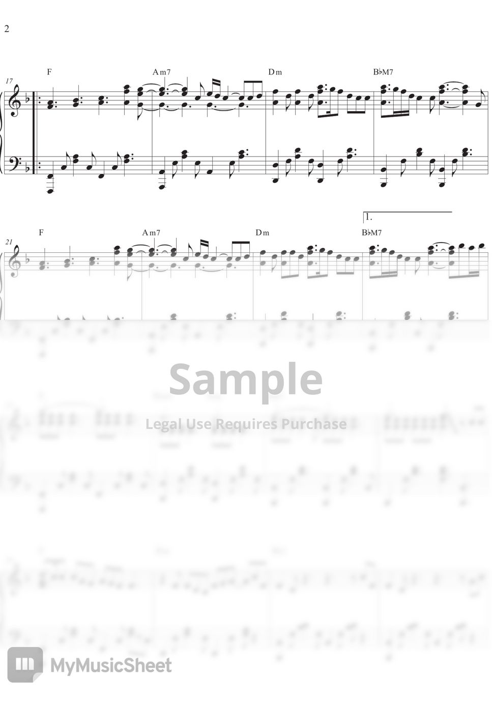John Park I m Always By Your Side Vincenzo OST Sheet By john-park-i-m-always-by-your-side-vincenzo-ost-sheet-by
