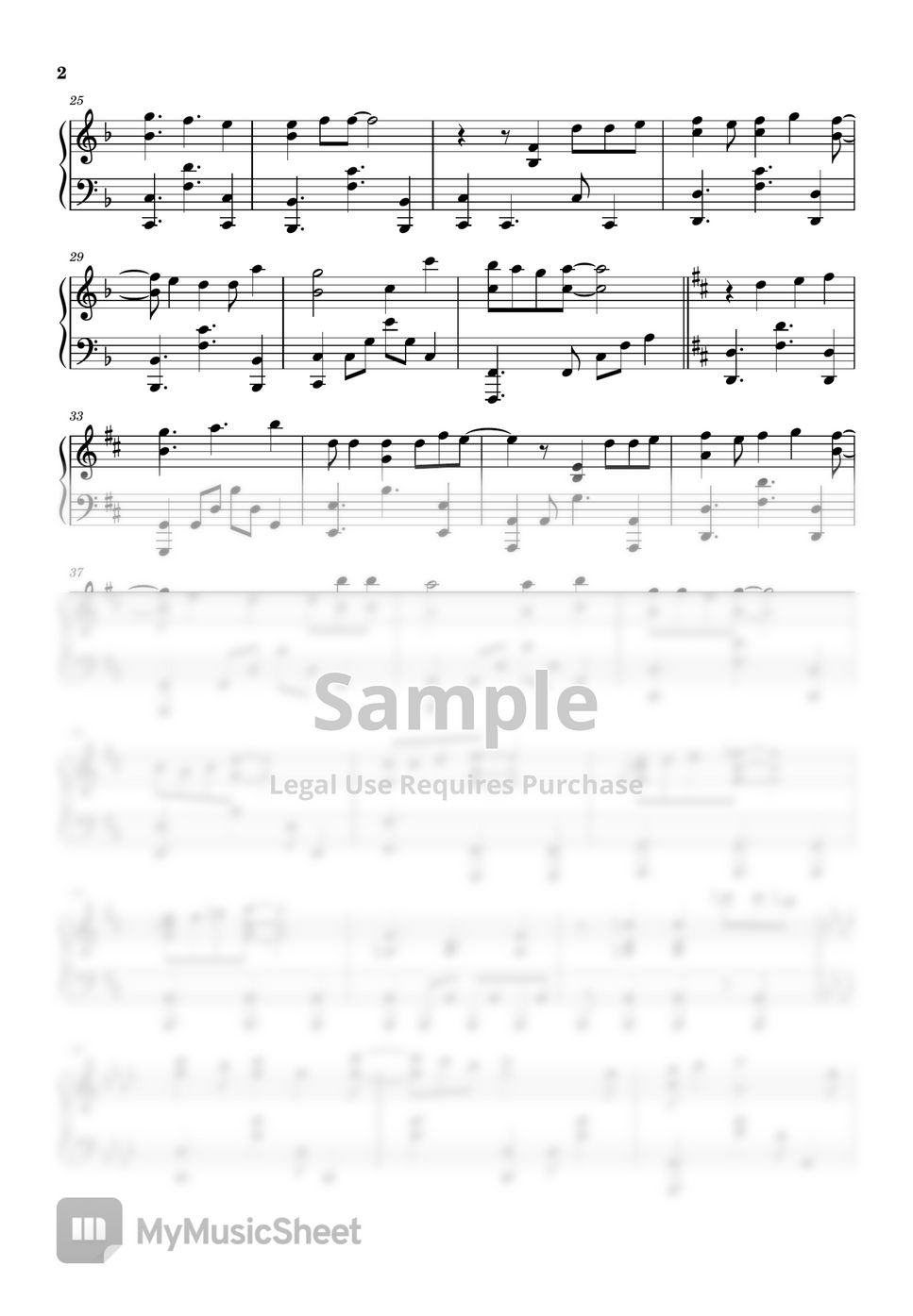 Uma Musume - Irodori Phantasia (piano solo) Sheet by menma