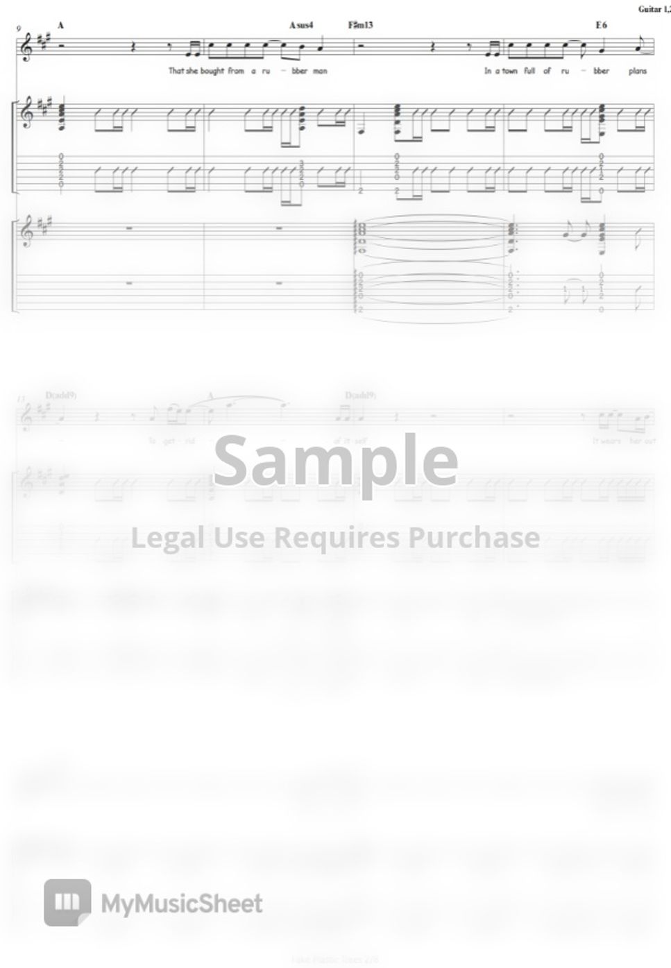 Radiohead Fake Plastic Trees Guitar TAB