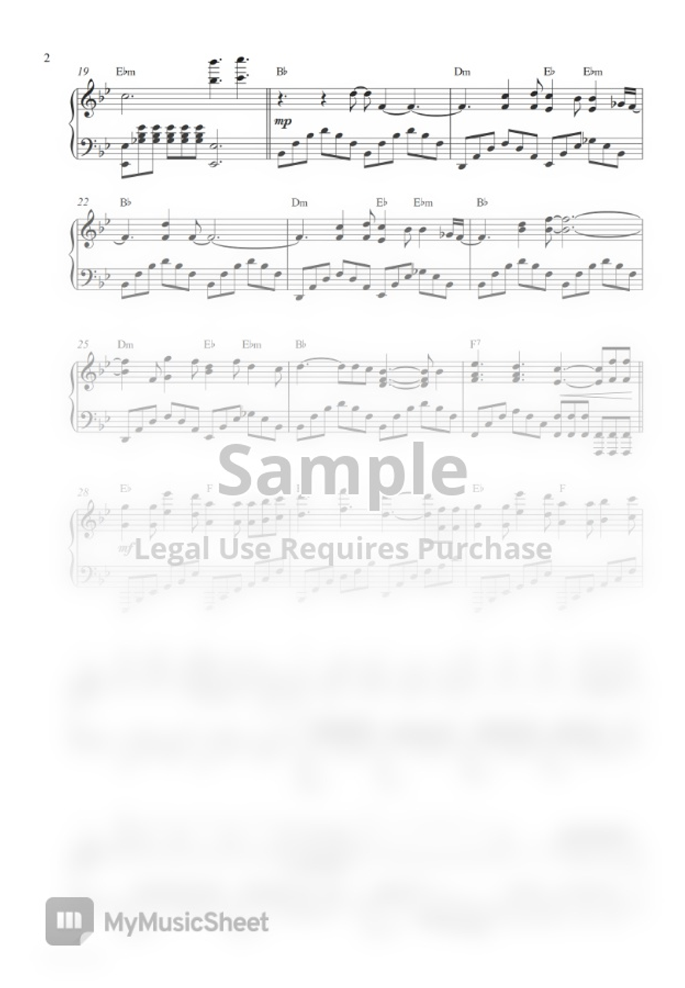Stephen Sanchez Until I Found You (Piano Sheet) by Pianella Piano Sheet