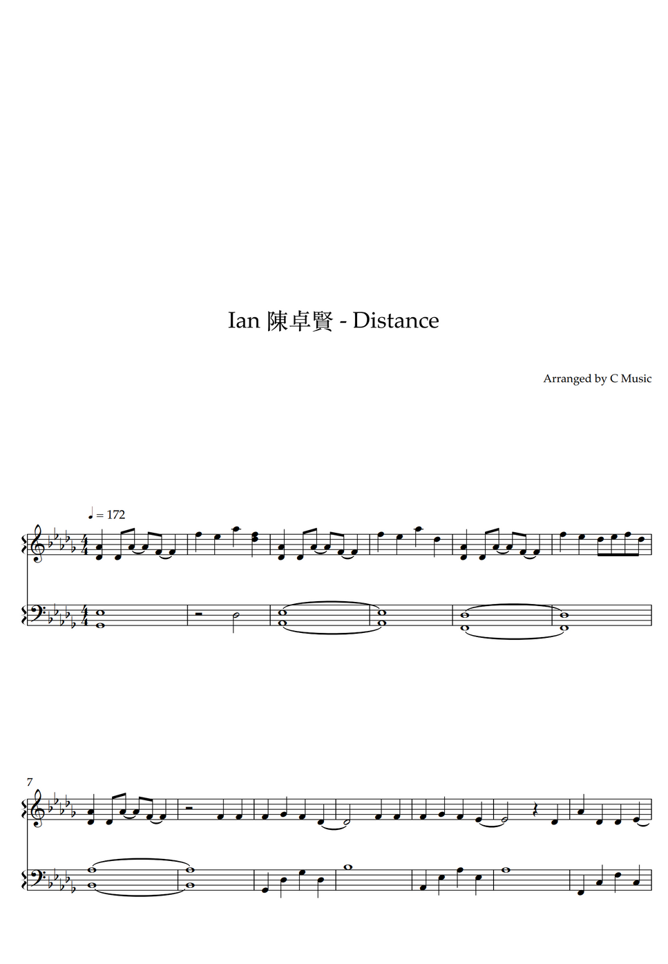 Ian distance by c music blad