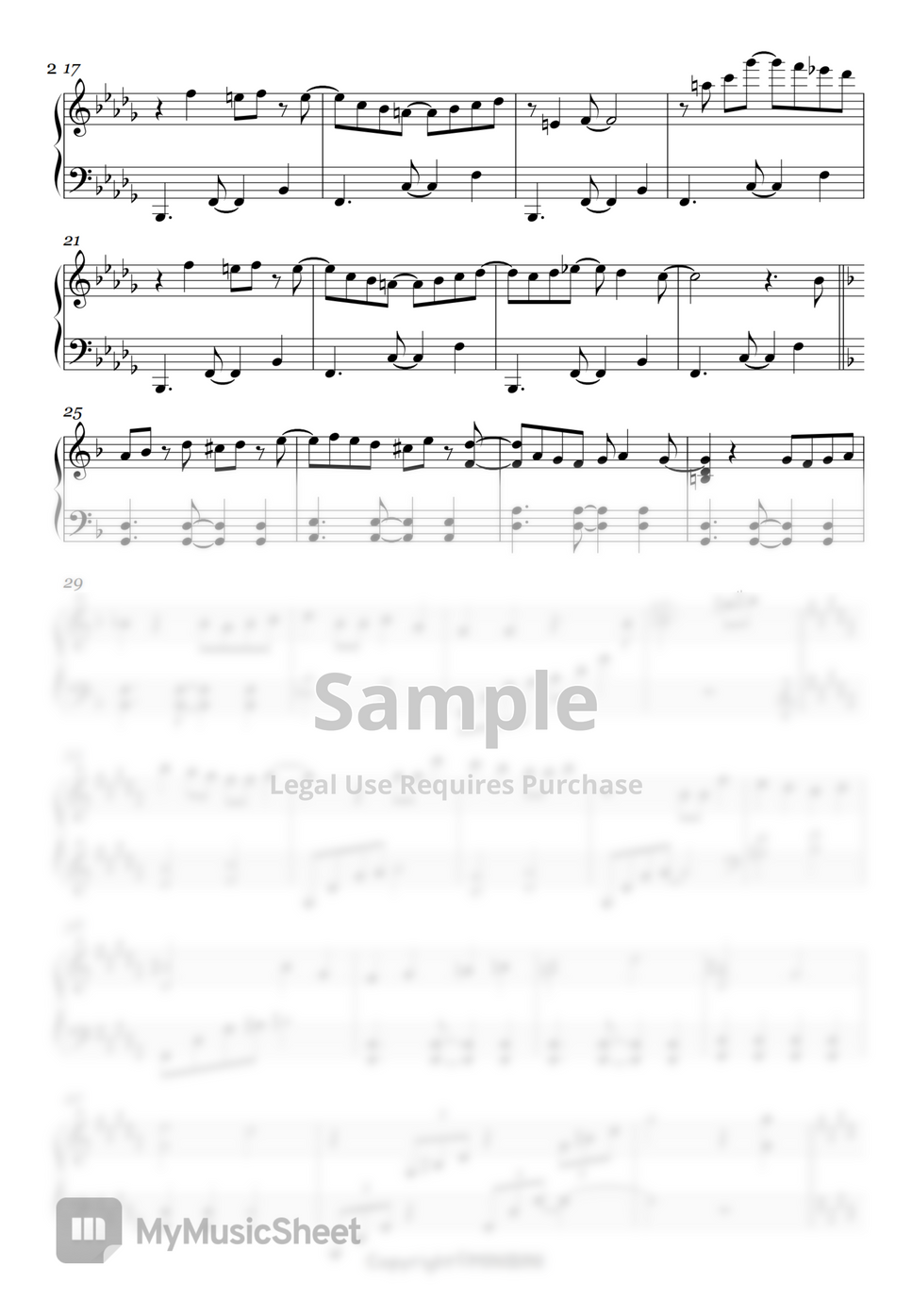 Kenshi Yonezu KICK BACK ([Chainsaw Man OP]) by MINIBINI Sheet