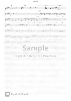 Sword Art Online Innocence In By Aoi Eir Sheet Music Sword Art Online Innocence In By Aoi Eir Sheet Music