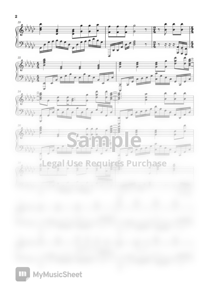 Alan Walker Faded By Leisure Piano Sheets Yt Sheet