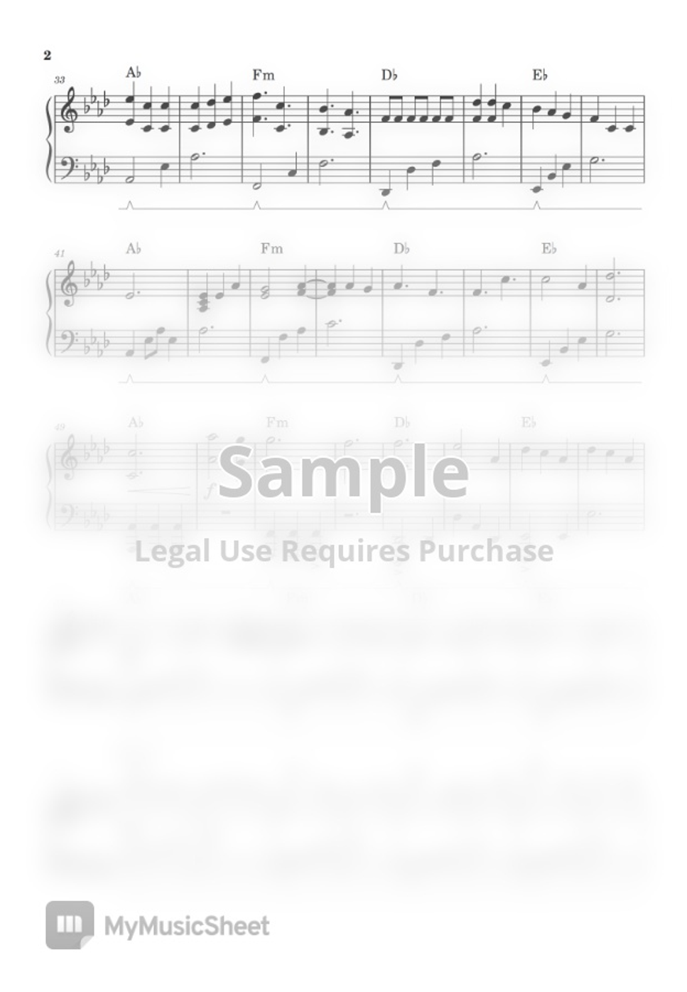 Ricky Montgomery Line Without A Hook (PIANO SHEET) Lembar Musik by John Rod Dondoyano