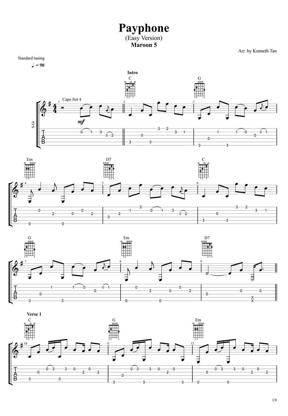 maroon-5-fingerstyle-guitar-payphone-easy-version-by-kenneth