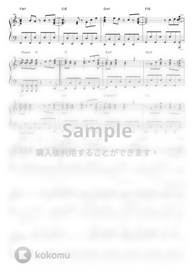 T Square Omens Of Love By Piano Score楽譜