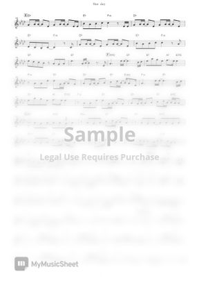 The Rootless One Day One Piece In Eb By Muta Sax Sheet Music