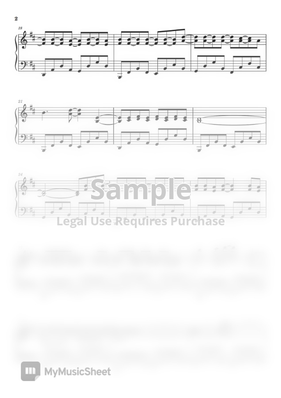 Pain Shut Your Mouth by Piano Go Life Sheet