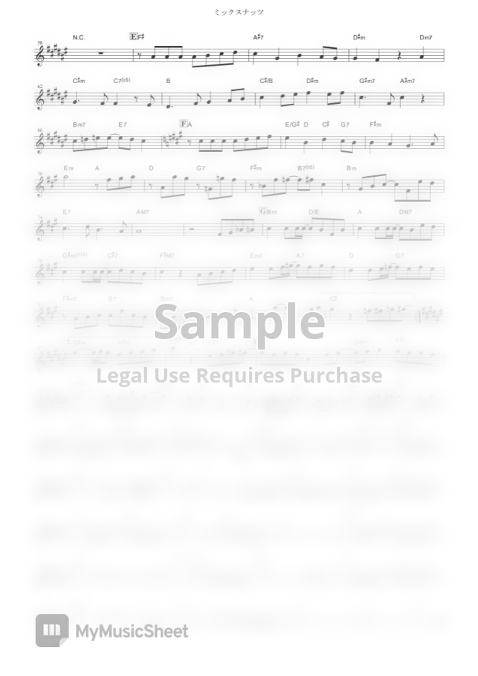 Official HIGE DANdism Mixed Nuts (Spy x Family / in C) by mutasax