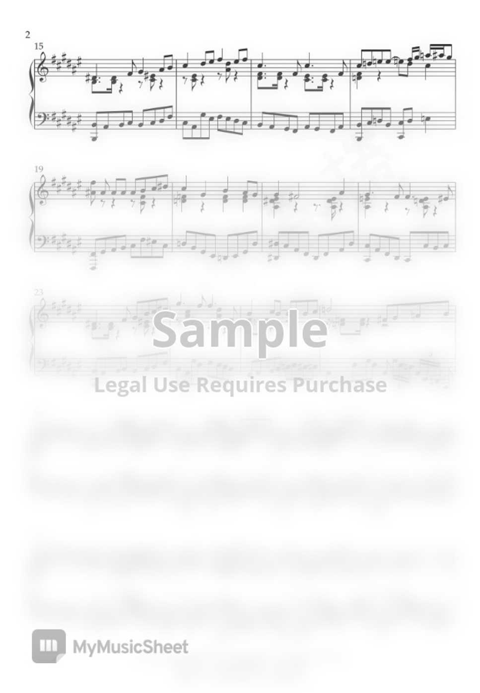 SPY×FAMILY 間諜家家酒 OP Mixed Nuts by Ru's Piano Hoja