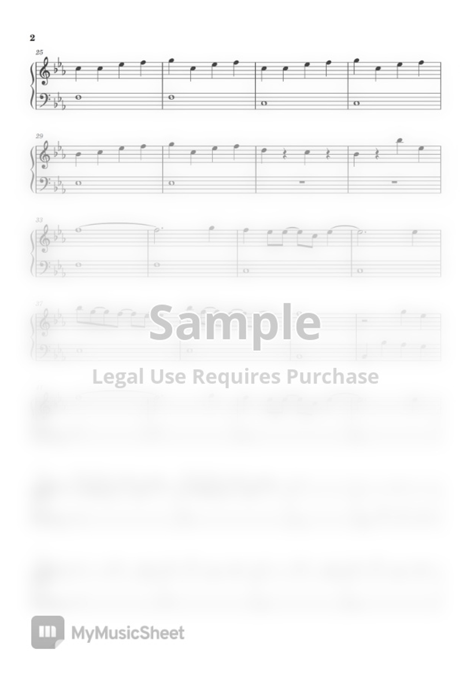 The Weeknd Blinding Lights Piano Easy By M Galka 악보