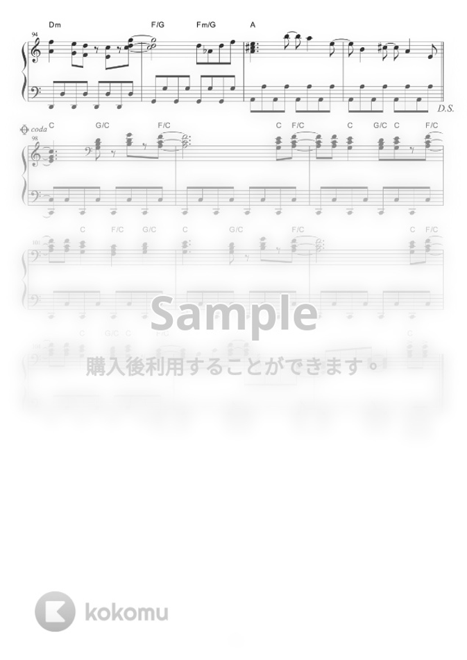 T Square Omens Of Love By Piano Score楽譜