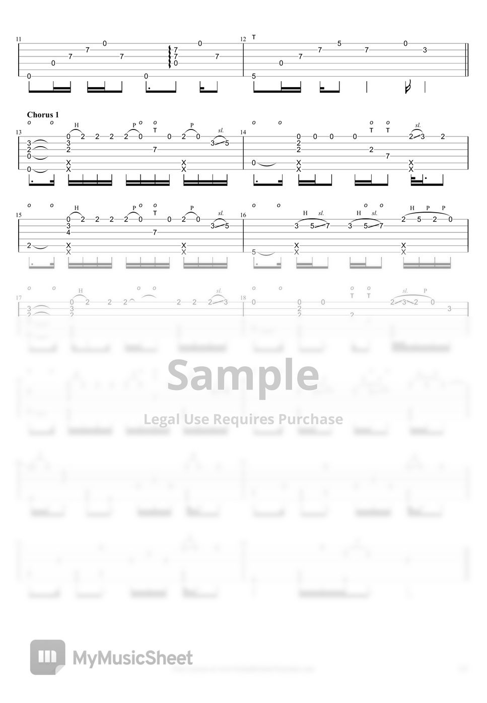 Jessie J Flashlight (Fingerstyle) TAB by Gareth Evans