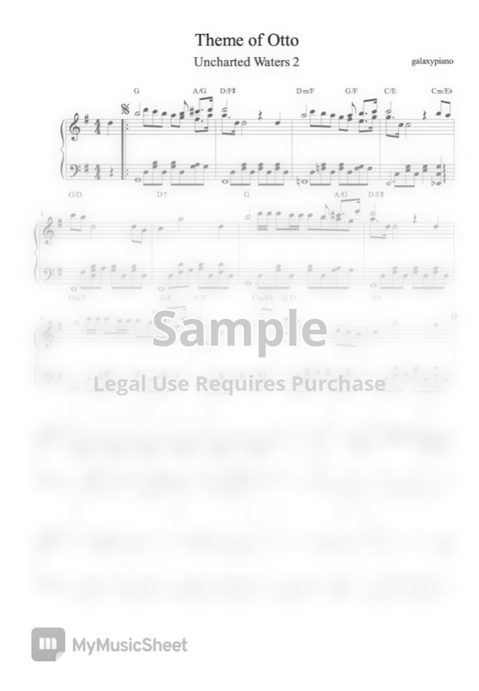 Uncharted Waters 2 (대항해시대 2) Theme of Otto (옷토 스피노라의 테마) by