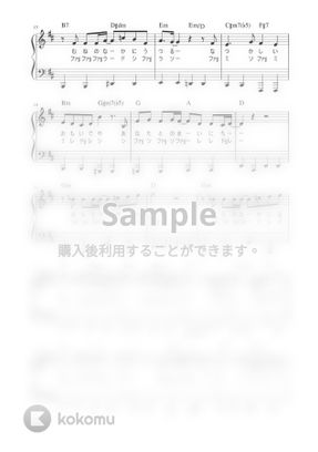斉藤和義 歌うたいのバラッド かんたん 歌詞付き ドレミ付き 初心者 By Piano Tokyo楽譜