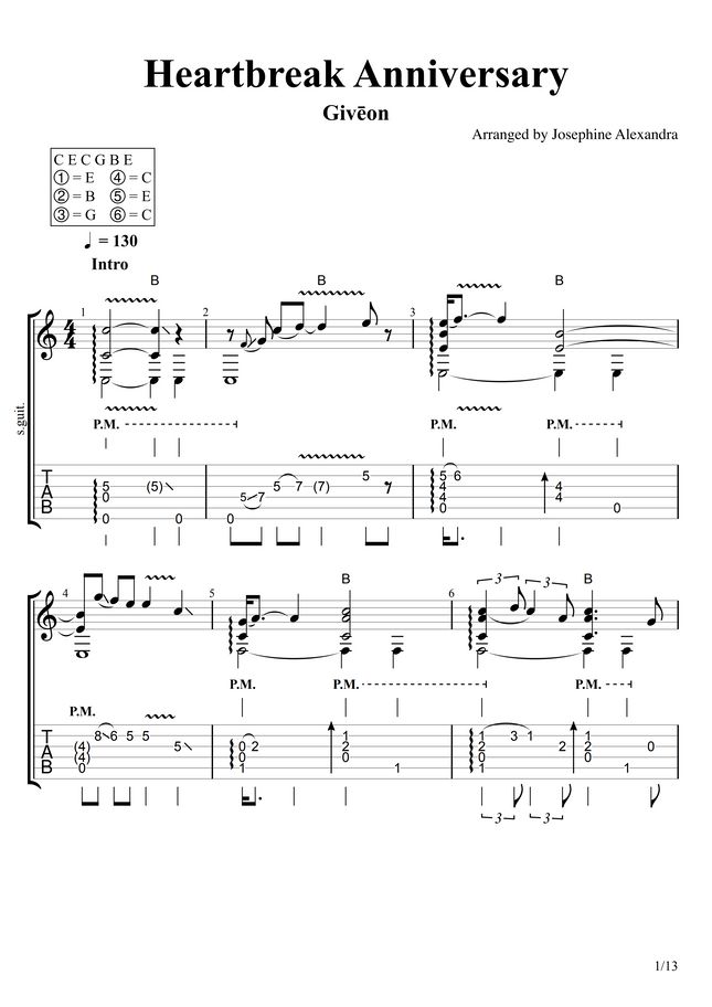 Giveon Heartbreak Anniversary Sheet Music