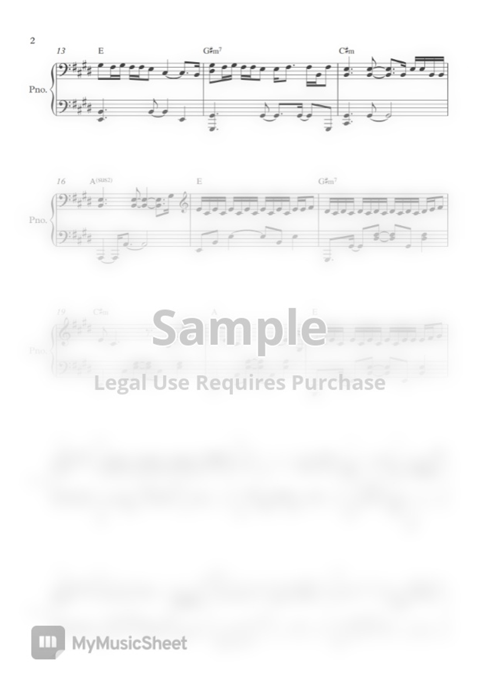 BIGBANG LAST DANCE by PIANOiNU 악보