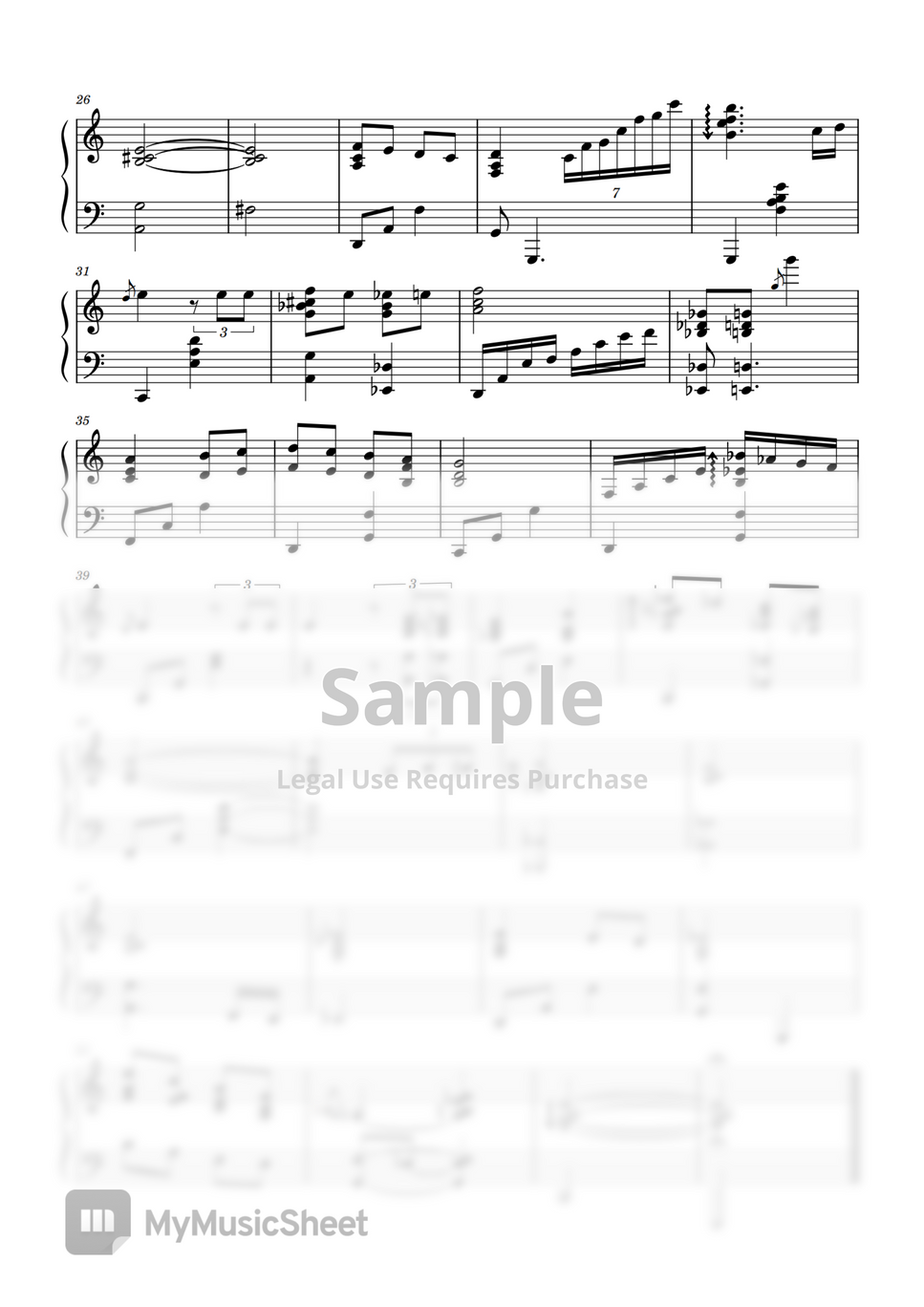 Bing crosby white christmas by dflat sheet