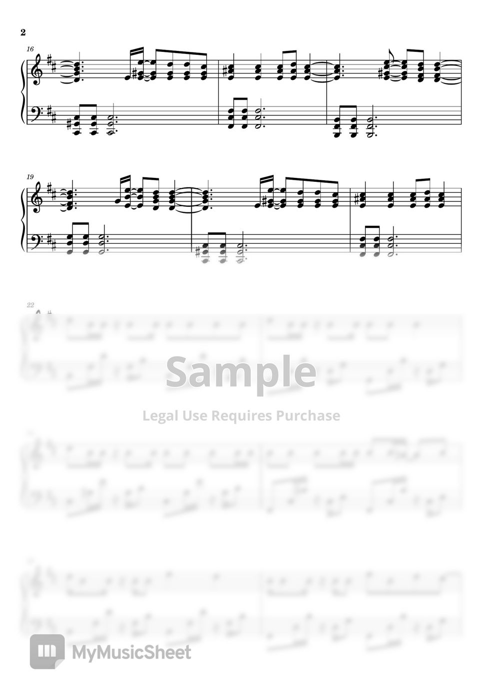 Måneskin - Beggin Sheet by Piano Go Life