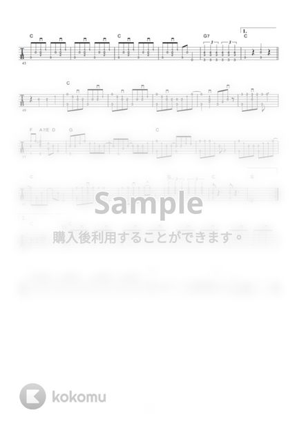 笠置シヅ子 東京ブギウギ ギター伴奏 イントロ 間奏ソロギター By 伴奏屋tab譜楽譜 笠置シヅ子 東京ブギウギ ギター伴奏 イントロ 間奏ソロギター By 伴奏屋tab譜楽譜