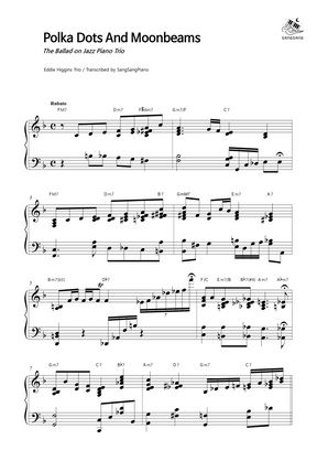 Eddie Higgins Trio Polka Dots And Moonbeams By 상상피아노 Sheet Music