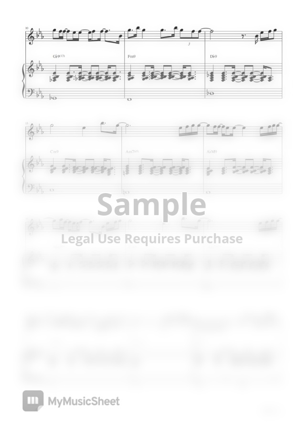 Yerin Baek Across the universe (Piano duet) Blad