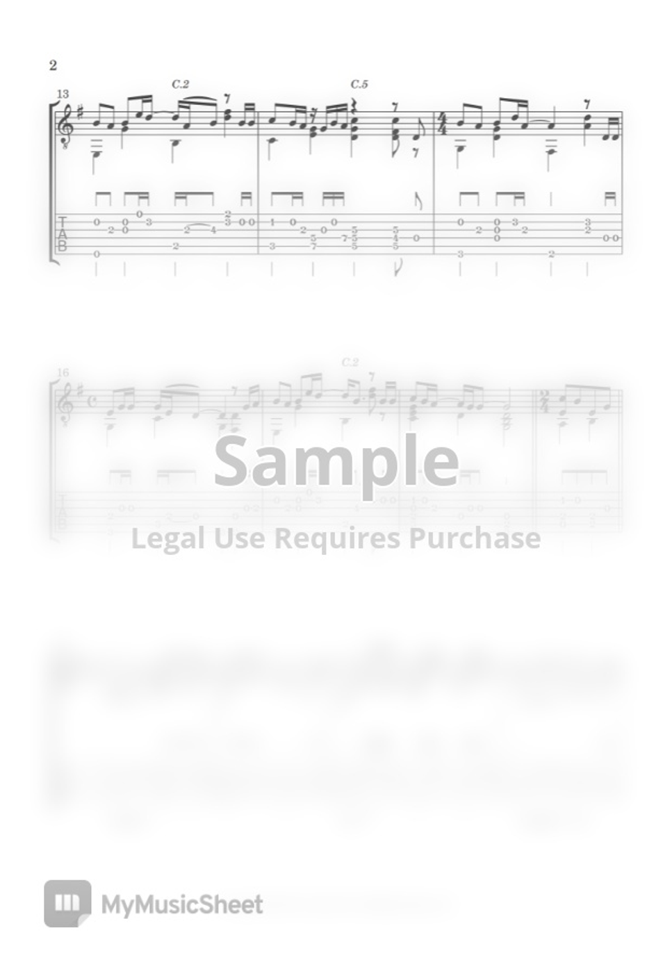 Park Hyoshin Snow Flower (TAB) by LemonTree Lembar Musik