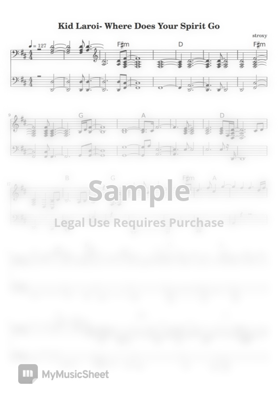 Kid Laroi Kid Laroi Where does your spirit go by stroxy แผ่น