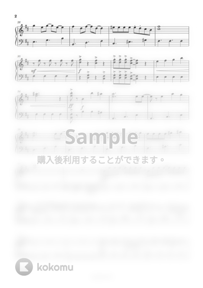タッチ - タッチ (簡単楽譜) by ピアノ塾