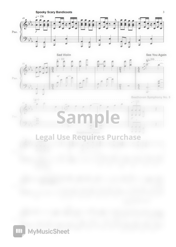 Pacil 0 Memes In 1 Song In Minutes By Pacil Sheet Pacil 0 Memes In 1 Song In Minutes By Pacil Sheet