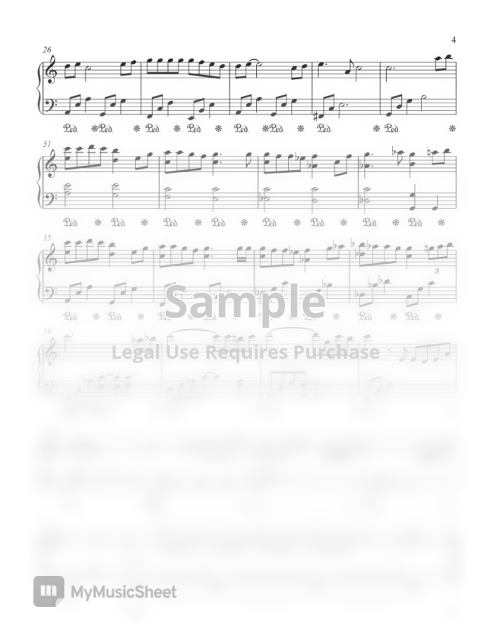 Spirited Away The Name of Life for Easy Piano by Hai Mai Sheet