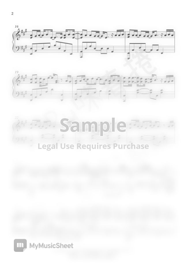 HUNTER×HUNTER Ohayou / おはよう (ハンターxハンター 1999) by Ru's Piano Sheet Music