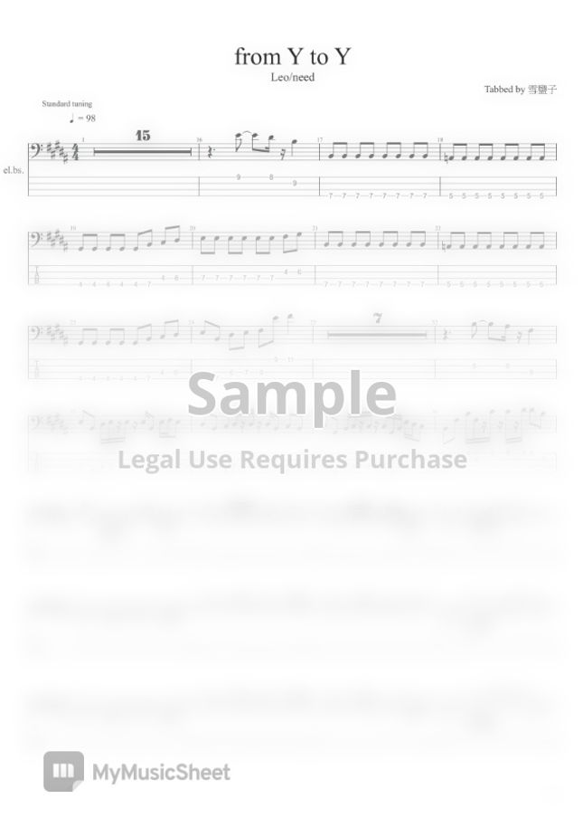 Project sekai from y to y leo need full by sheet music
