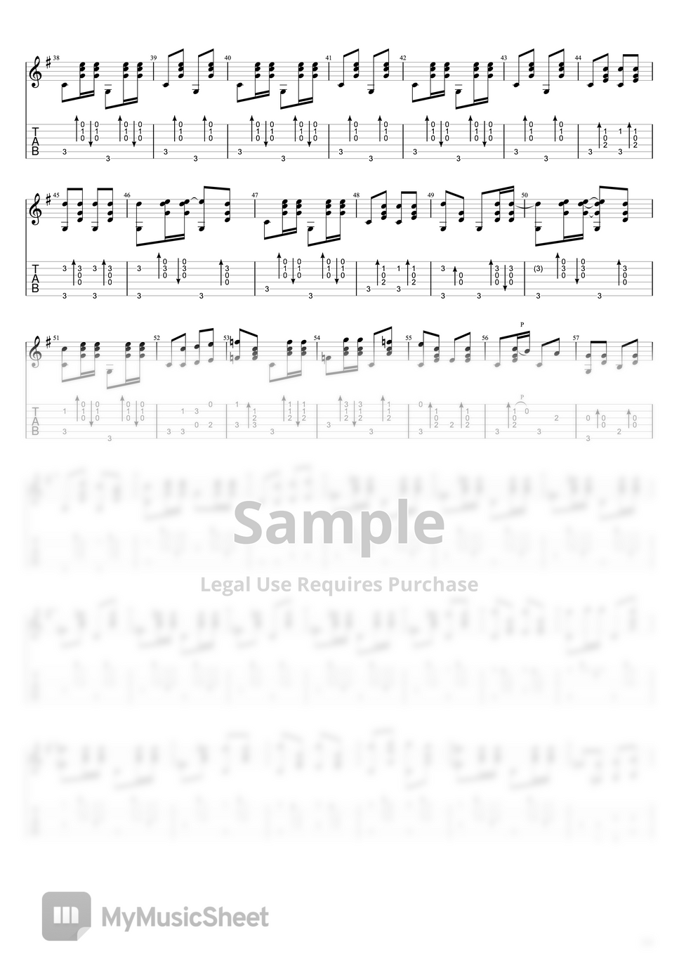 Johnny Cash I Walk the Line (Fingerstyle Guitar Arrangement, Standard
