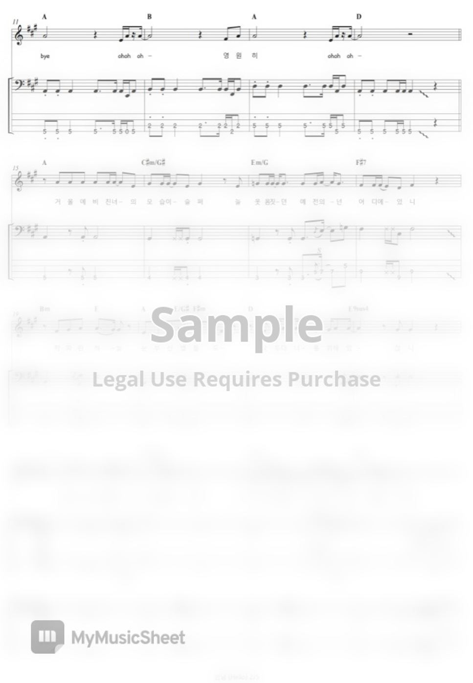 JOY Hello Bass / Backing Track Bản nhạc