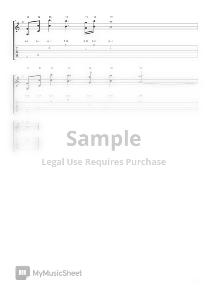 Pokemon The Rise Of Darkrai Oracion Fingerstyle By Aethersan Sheet