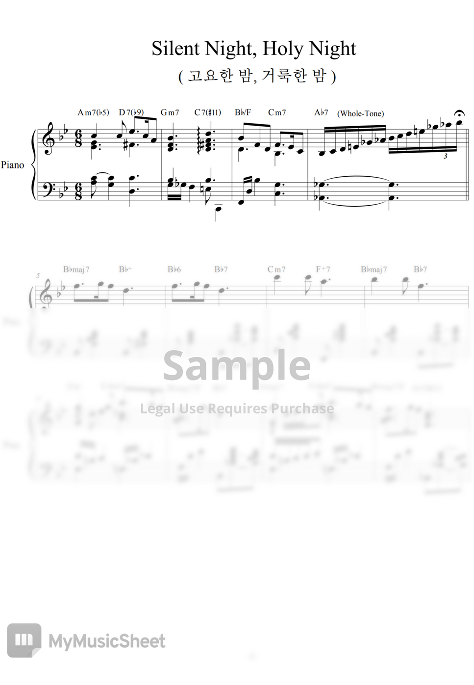 Silent Night Holy Night by jeewon Lee แผ่น