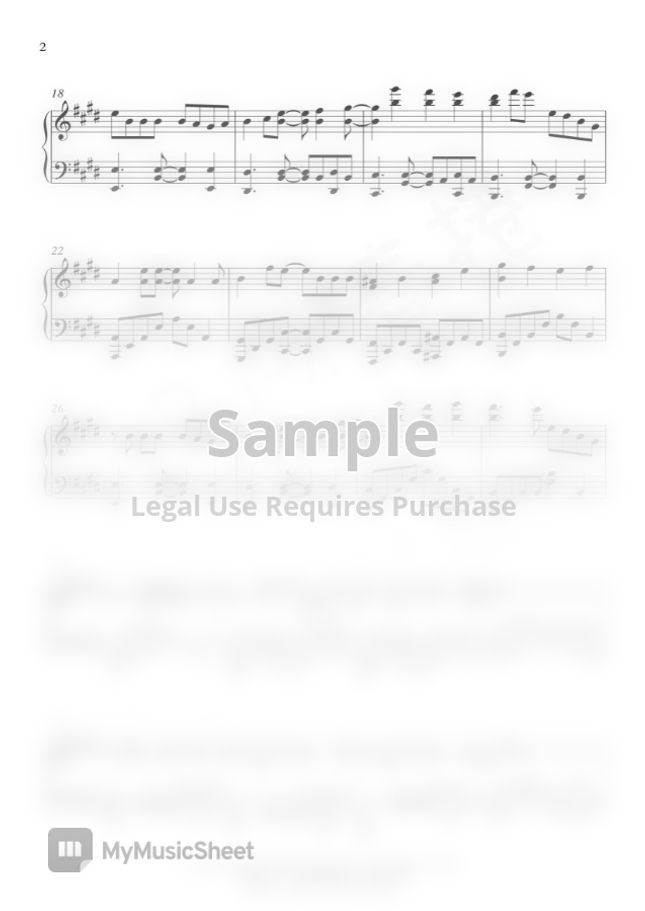 One Piece Op17 Wake Up ワンピース 主題歌 By Ru S Piano Sheet