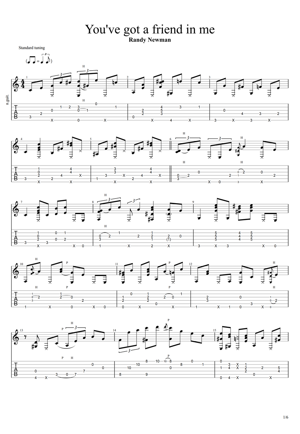 Randy Newman - You've Got a Friend in me by David Chun Hoja