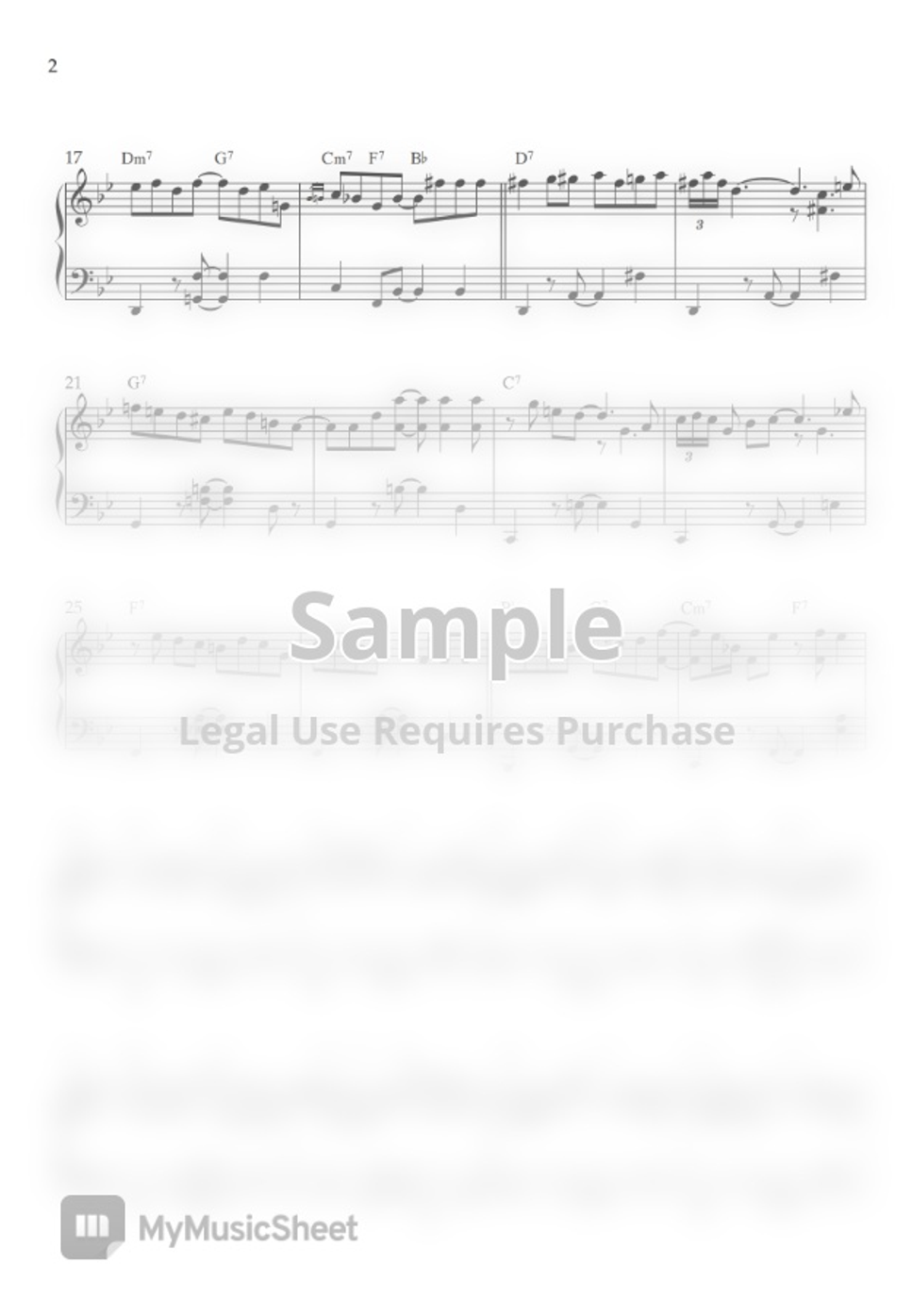 The Andrews Sisters Rum and CocaCola (Allegro) by Peter James Sheet