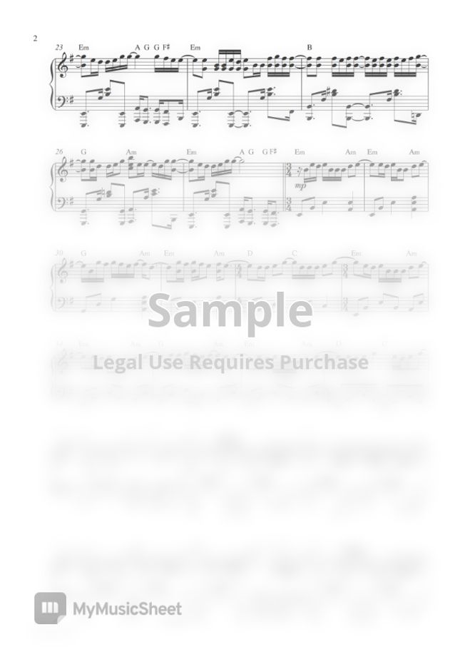 Hozier - Take Me To Church (Piano Sheet) by Pianella Piano