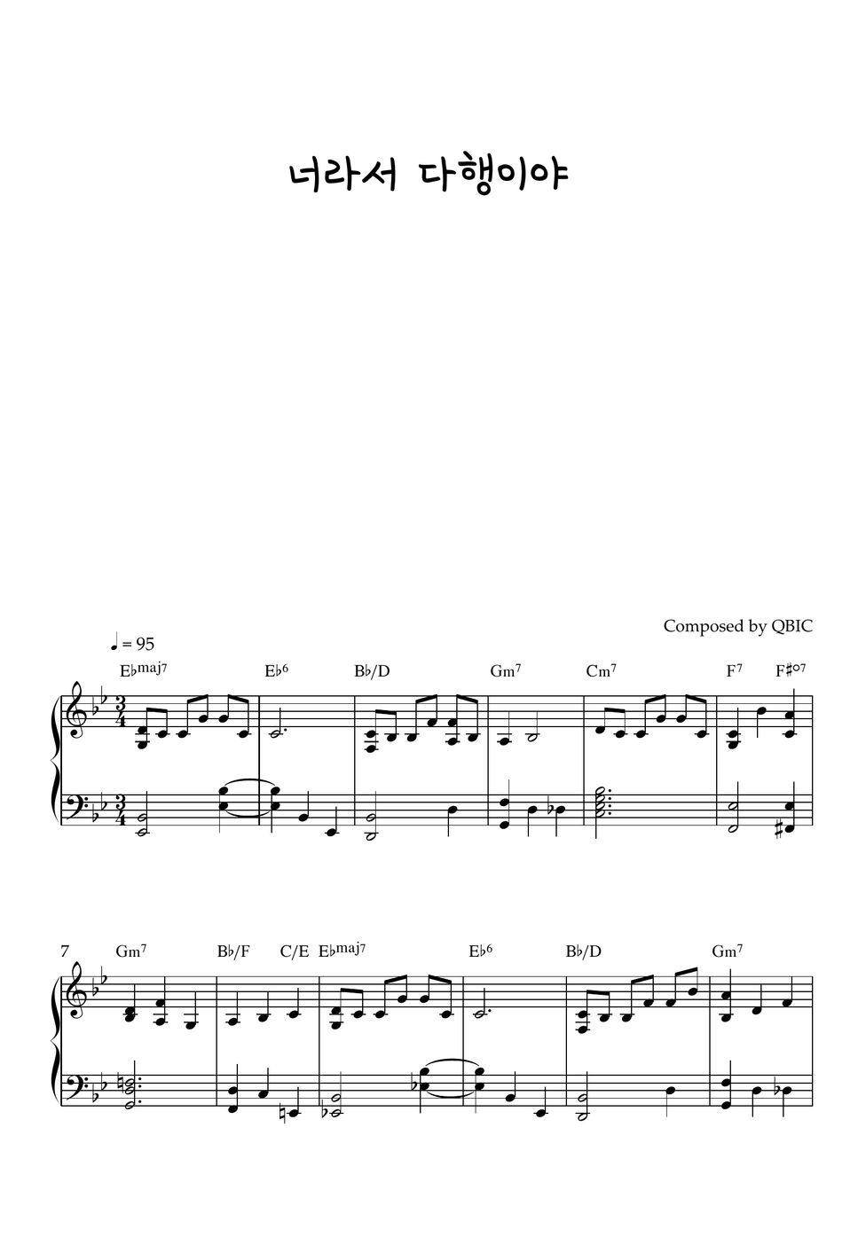 QBIC I m So Glad It s You Partition Musicale qbic-i-m-so-glad-it-s-you-partition-musicale