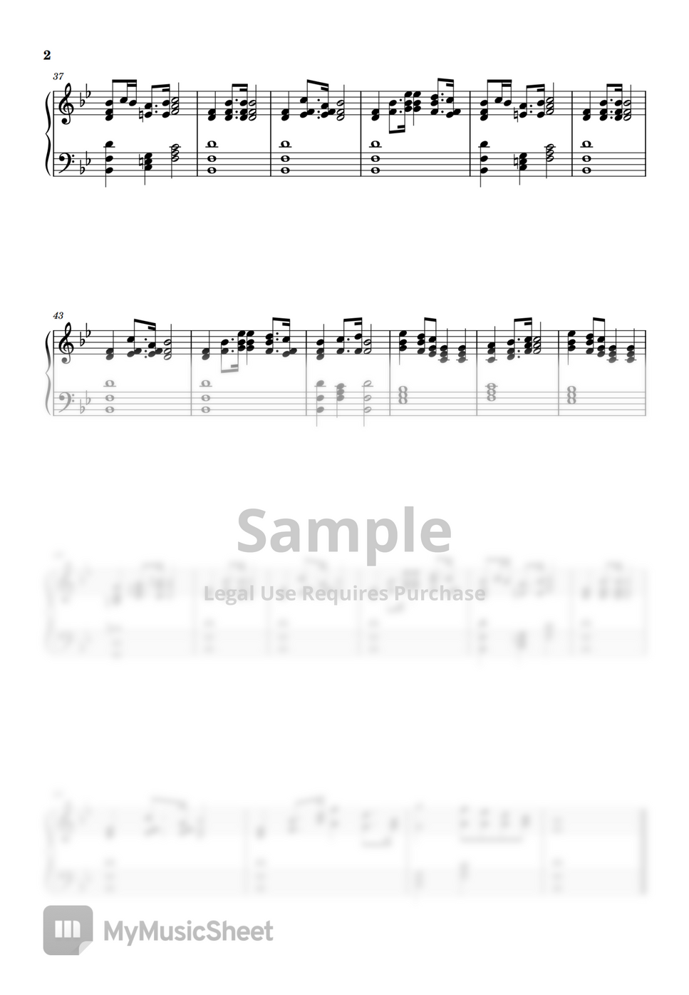 Wagner Here comes the bride wedding song 악보