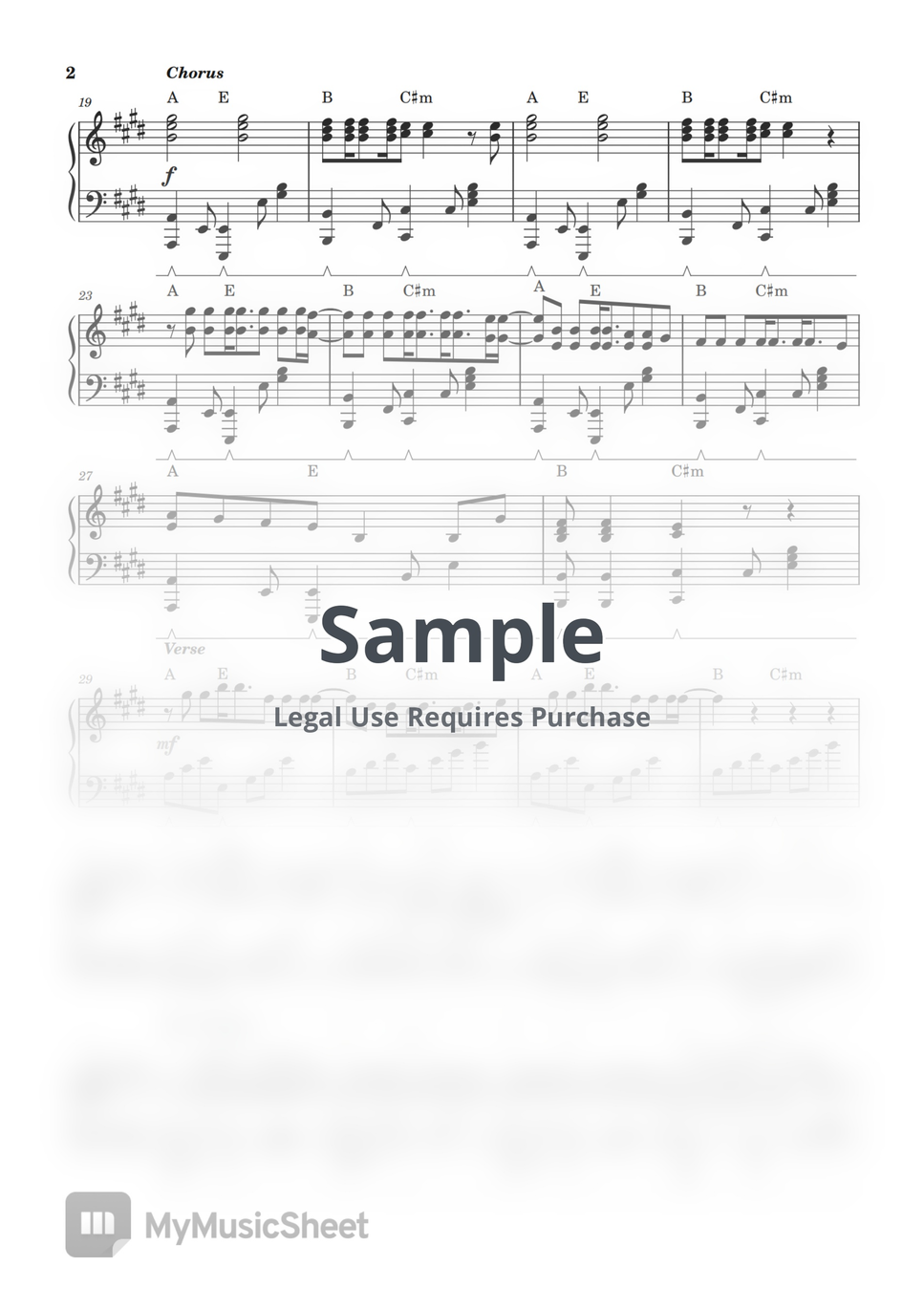 Taylor Swift - Anti-Hero (PIANO SHEET) by John Rod Dondoyano Sheet