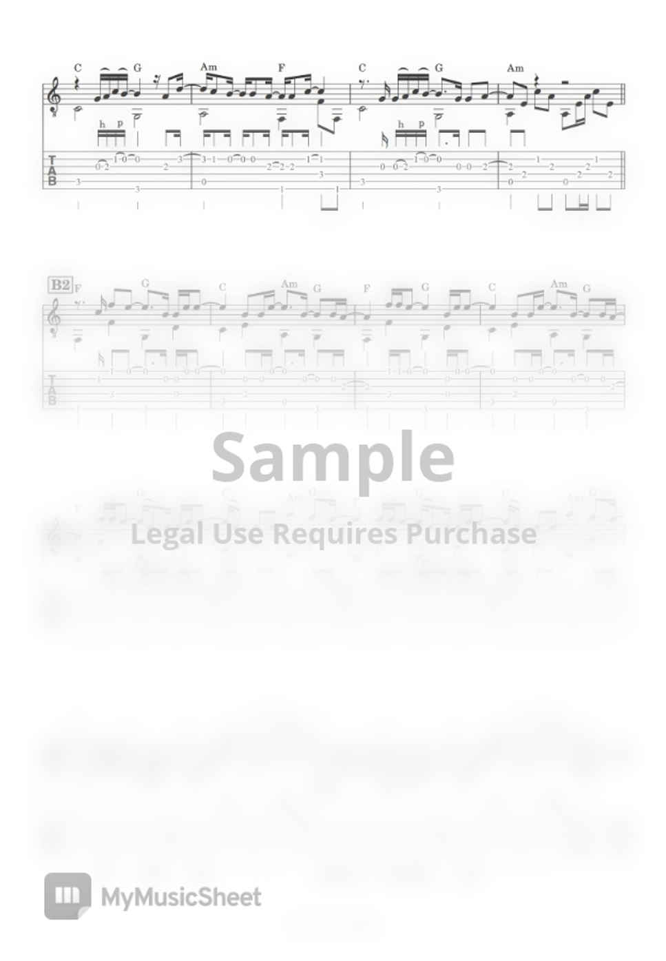 David Guetta ft. Sia Titanium (Madilyn Bailey ver.) by Yuta Ueno Tab