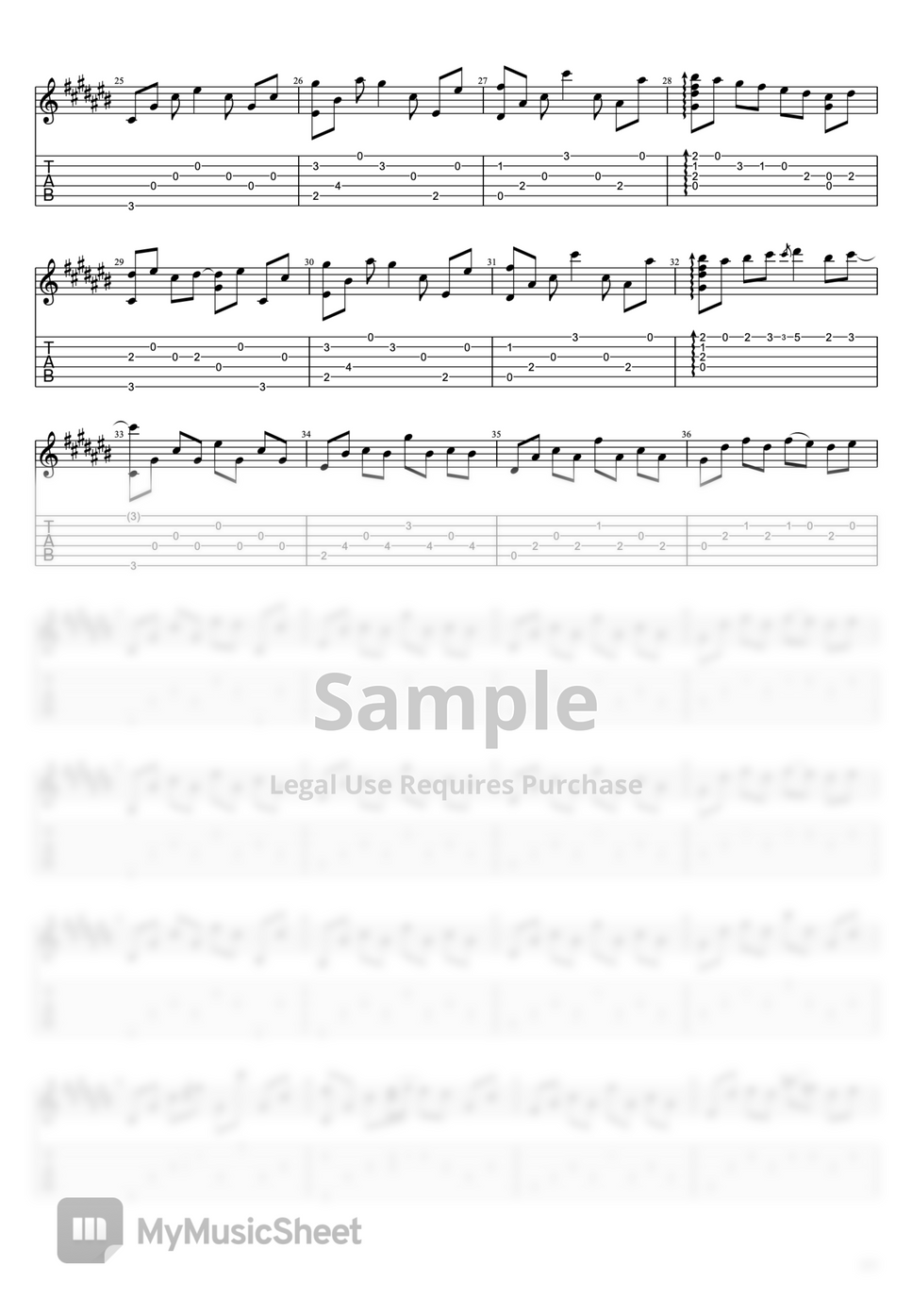 Passenger The Way That I Love You (Fingerstyle Guitar Transcription