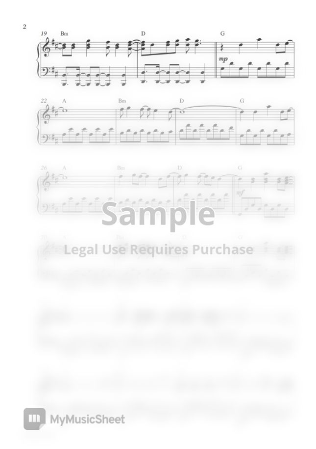 Marshmello Alone (Piano Sheet) by Pianella Piano Sheet Music